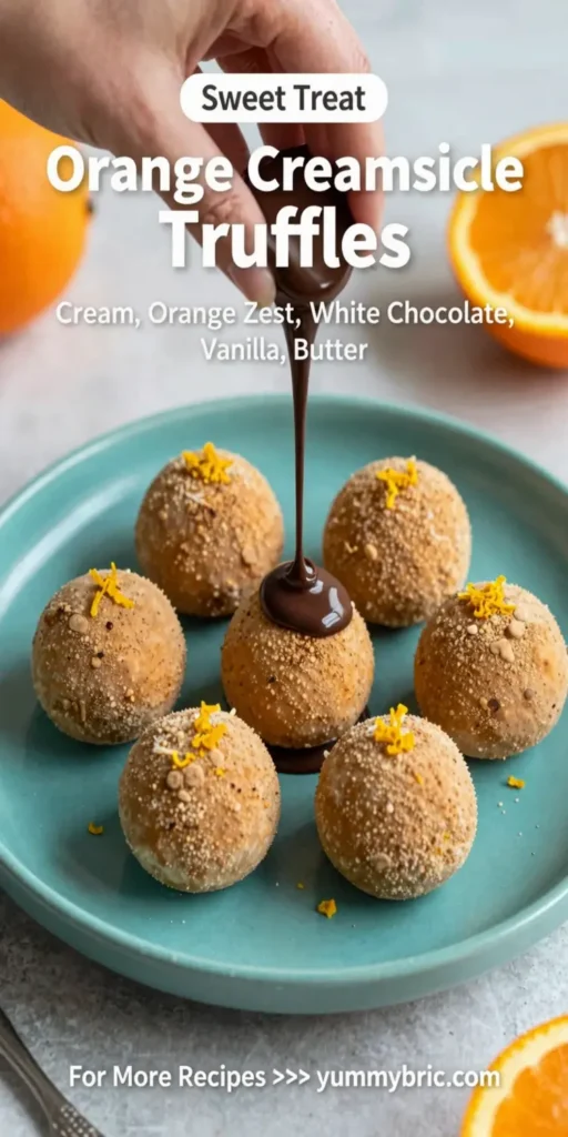 Orange Creamsicle Truffles