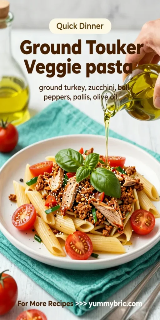 Ground Turkey Veggie Pasta