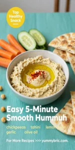 Easy 5-Minute Smooth Hummus