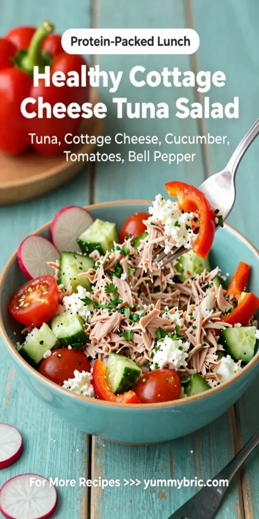 Healthy Cottage Cheese Tuna Salad