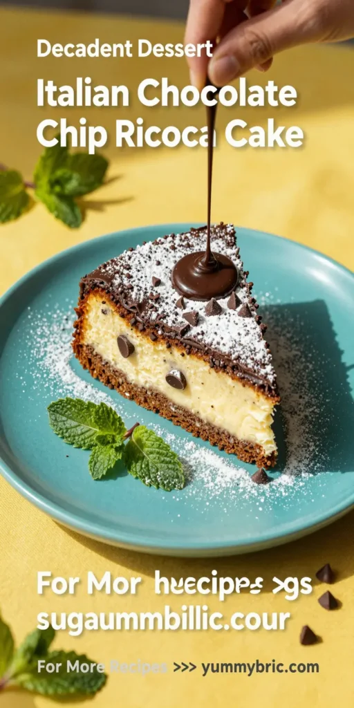 Italian Chocolate Chip Ricotta Cake