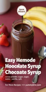Easy Homemade Chocolate Syrup