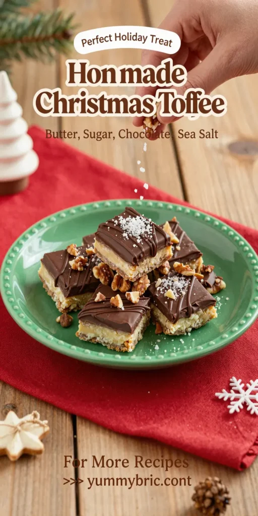 Homemade Christmas Toffee