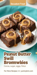 Peanut Butter Swirl Brownies