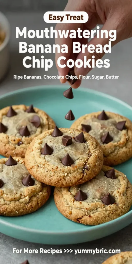 Mouthwatering Banana Bread Chocolate Chip Cookies