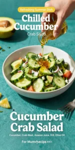 Chilled Cucumber Crab Salad