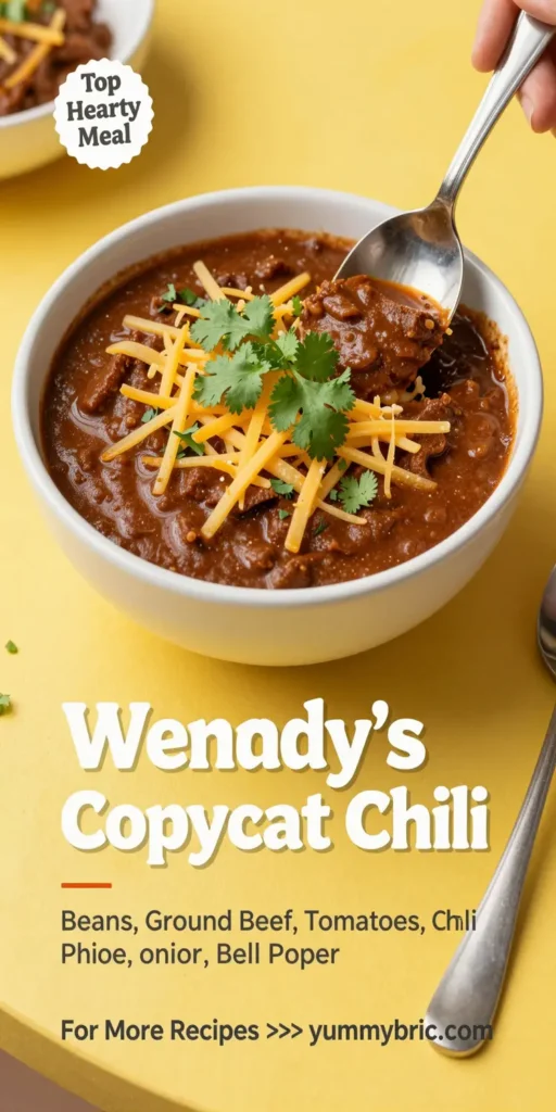 Wendy's Copycat Chili