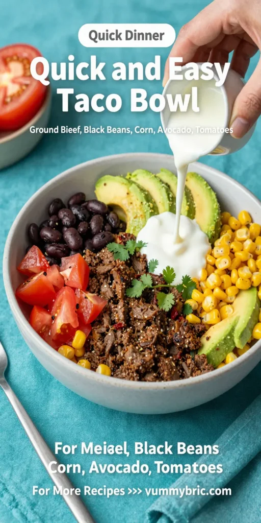 Quick and Easy Taco Bowl