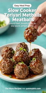Slow Cooker Teriyaki Meatballs