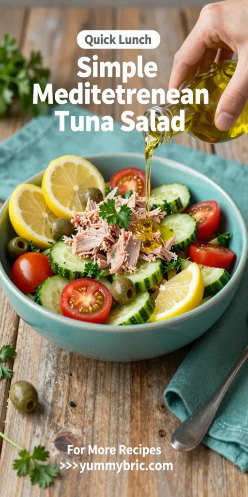 Simple Mediterranean Tuna Salad