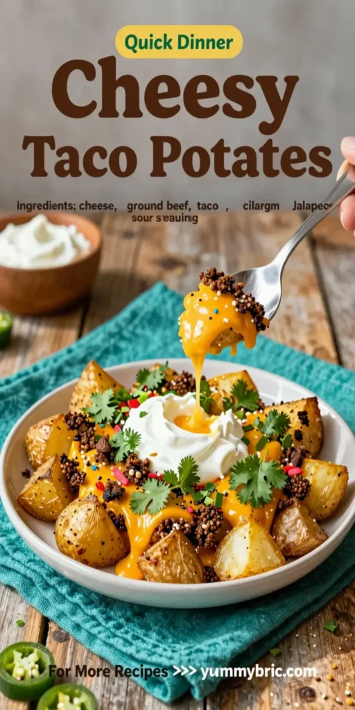 Cheesy Taco Potatoes