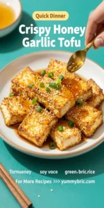 Crispy Honey Garlic Tofu