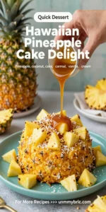 Hawaiian Pineapple Cake Delight