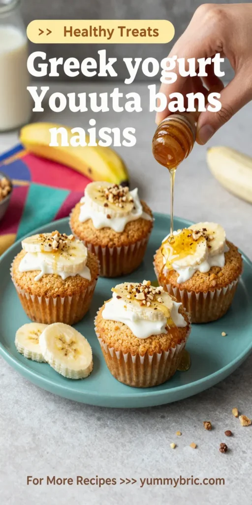 Best Greek Yogurt Banana Muffins