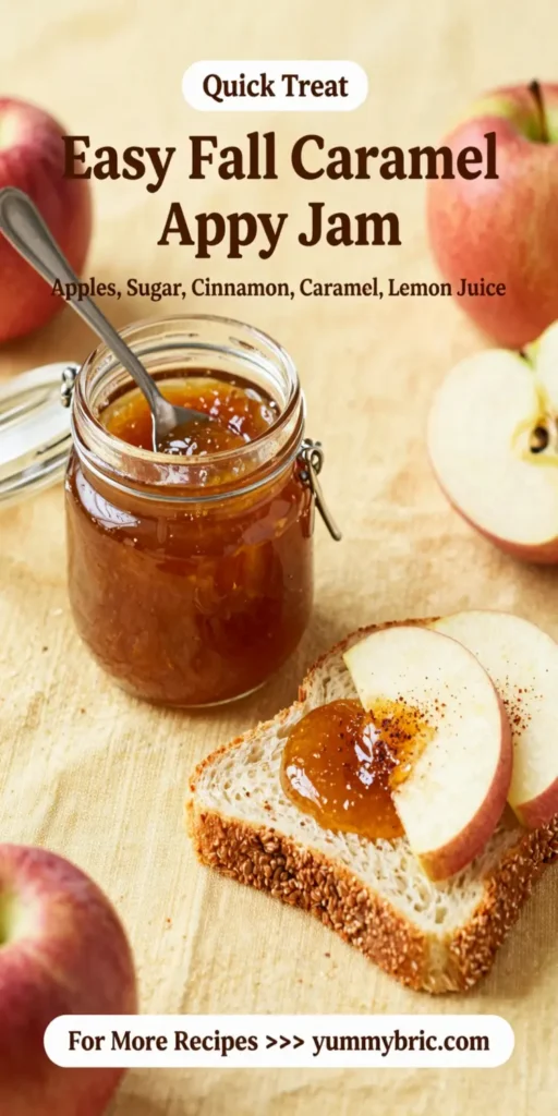 Easy Fall Caramel Apple Jam