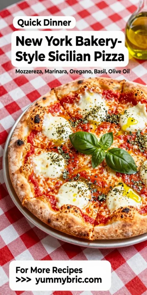 New York Bakery-Style Sicilian Pizza
