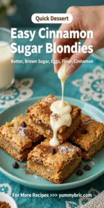 Easy Cinnamon Sugar Blondies