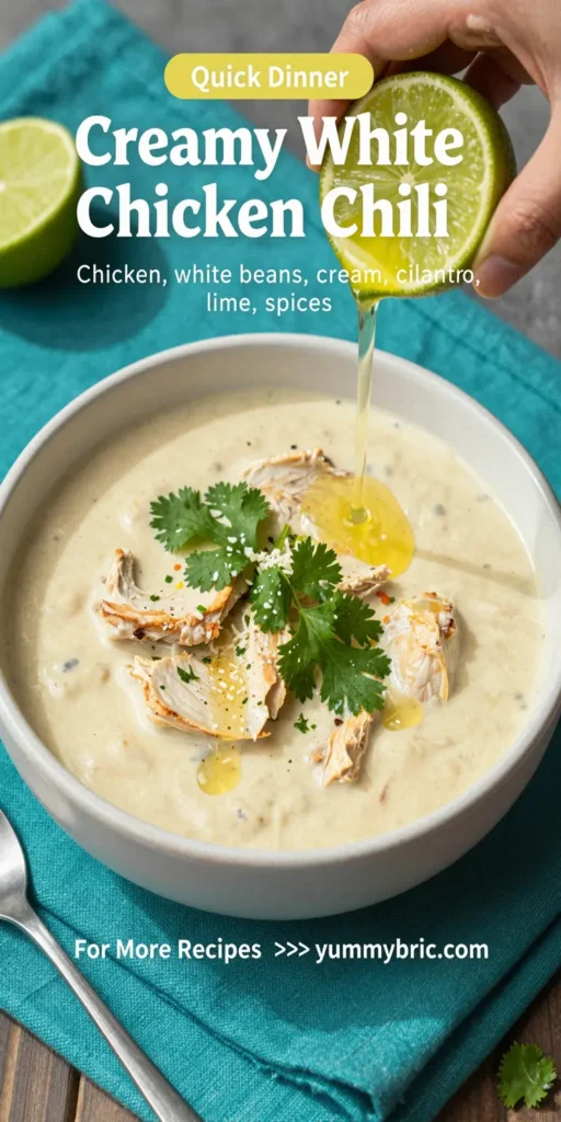 Creamy White Chicken Chili