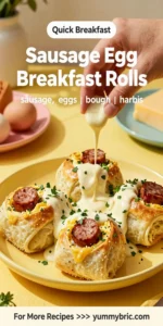 Sausage Egg Breakfast Rolls