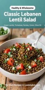 Classic Lebanese Lentil Salad