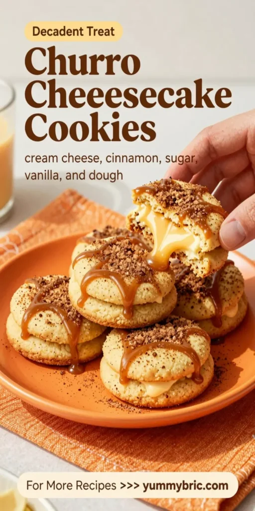 Churro Cheesecake Cookies