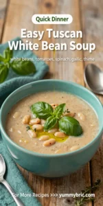 Easy Tuscan White Bean Soup