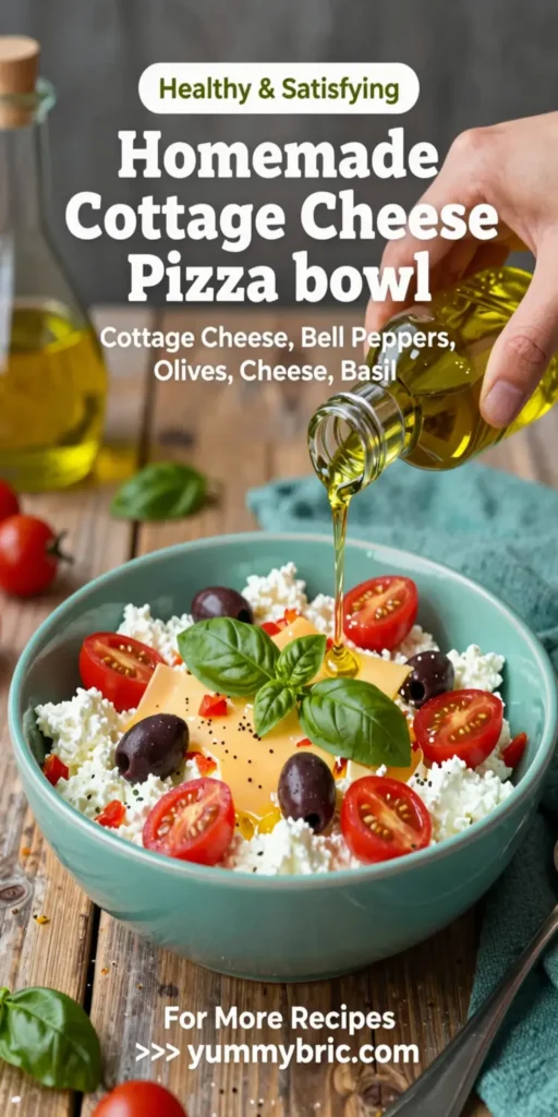 Homemade Cottage Cheese Pizza Bowl