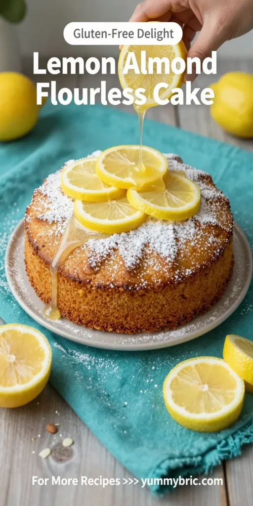 Lemon Almond Flourless Cake