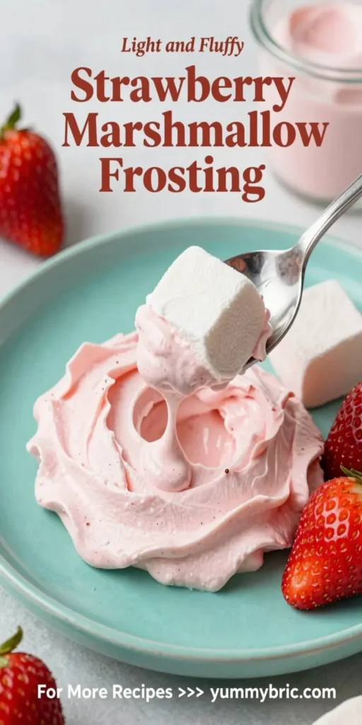 Strawberry Marshmallow Frosting