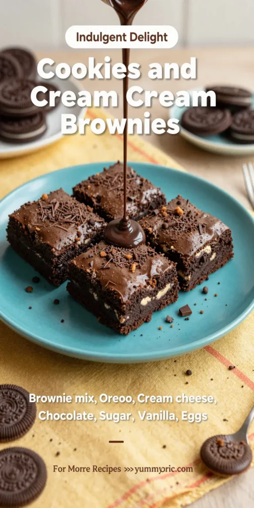 Cookies and Cream Brownies
