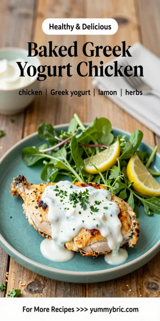 Baked Greek Yogurt Chicken