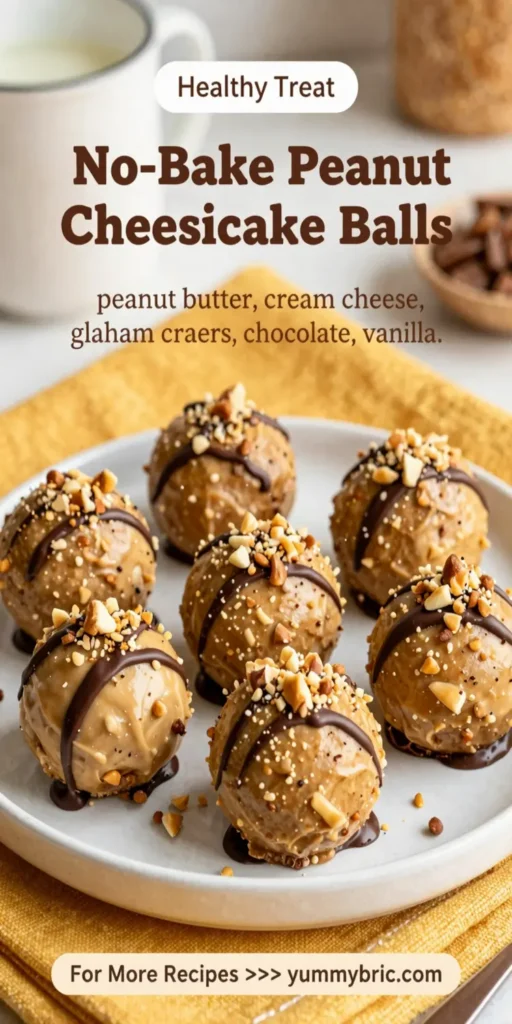 No-Bake Peanut Butter Cheesecake Balls Recipe
