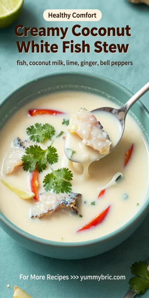 Creamy Coconut White Fish Stew