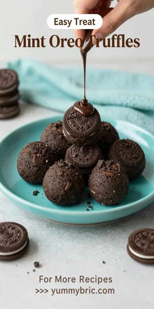 Mint Oreo Truffles