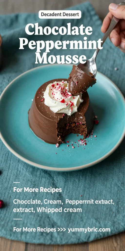 Chocolate Peppermint Mousse