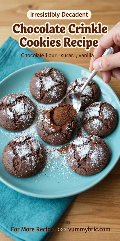 Chocolate Crinkle Cookies Recipe
