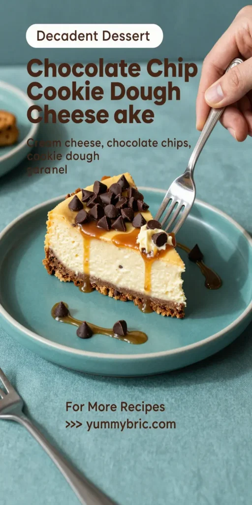 Chocolate Chip Cookie Dough Cheesecake