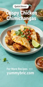 Crispy Chicken Chimichangas