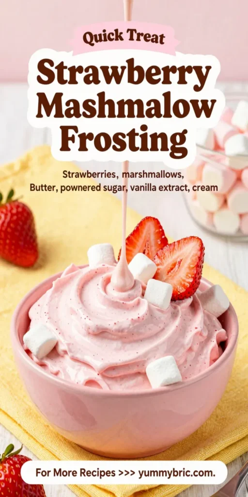 Strawberry Marshmallow Frosting