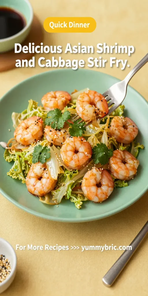 Delicious Asian Shrimp and Cabbage Stir Fry