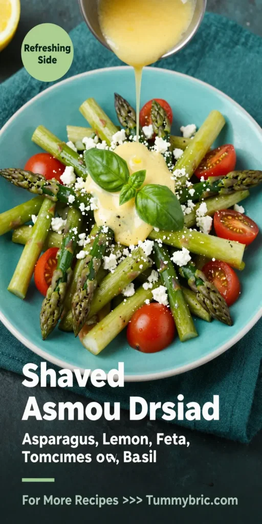 Shaved Asparagus Salad with Lemon Dressing