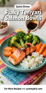 Flaky Teriyaki Salmon Bowls