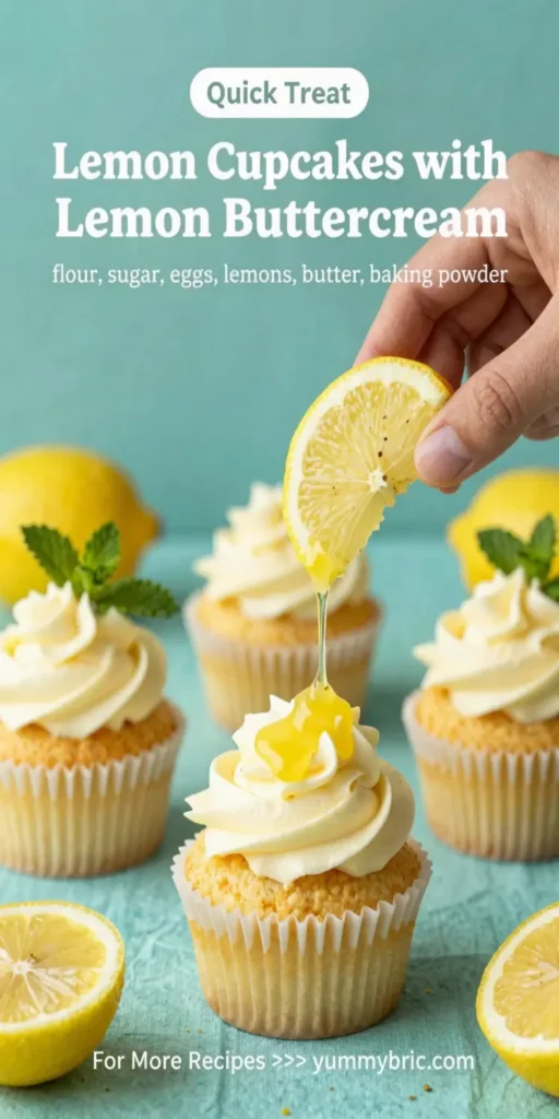 Lemon Cupcakes with Lemon Buttercream