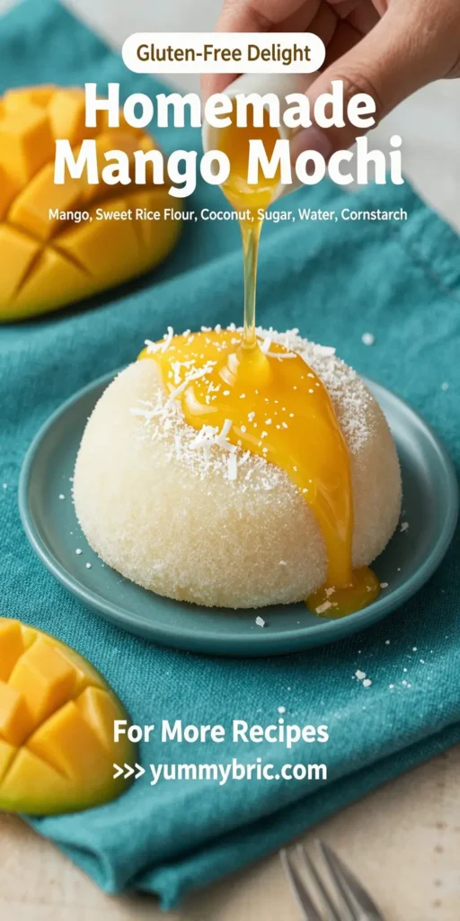 Homemade Mango Mochi