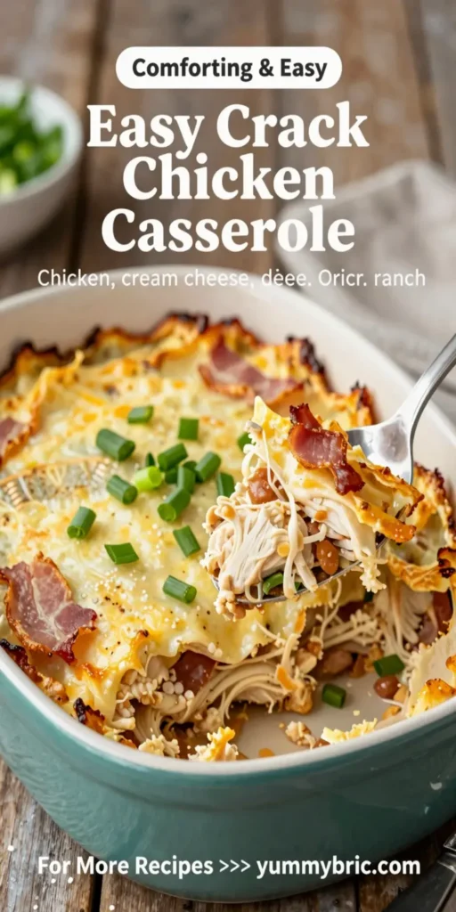 Easy Crack Chicken Casserole