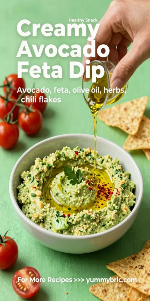 Creamy Avocado Feta Dip