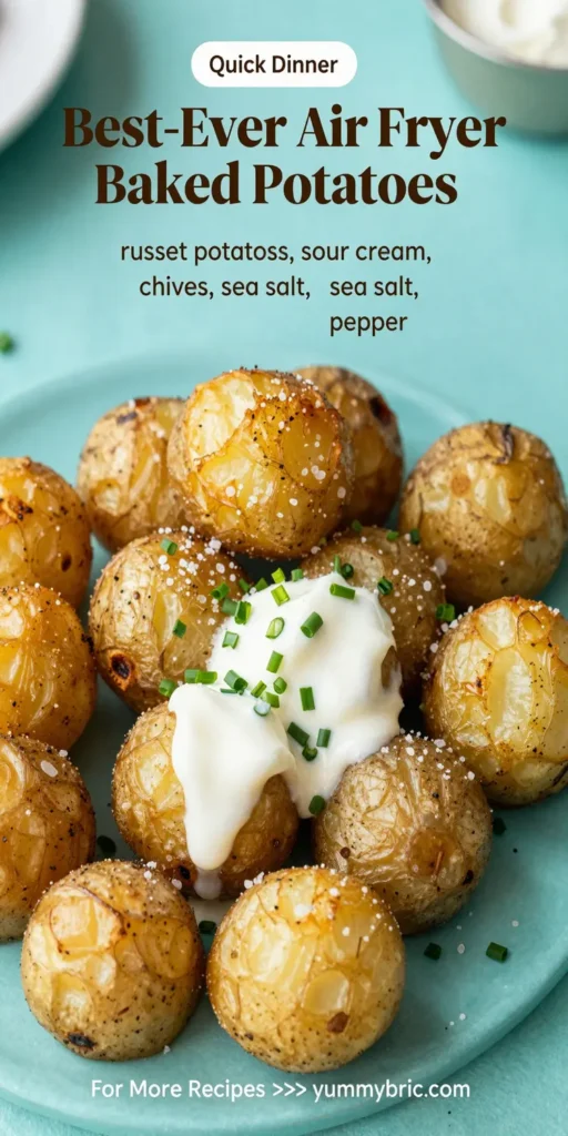 Best-ever air fryer baked potatoes