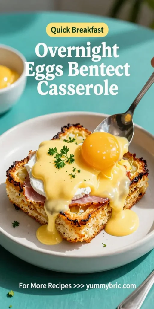 Overnight Eggs Benedict Casserole