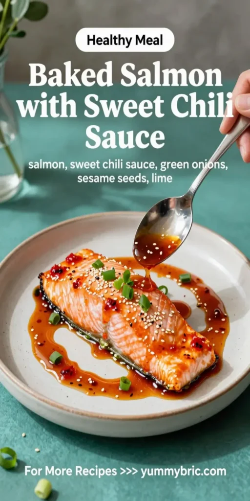 Baked Salmon with Sweet Chili Sauce