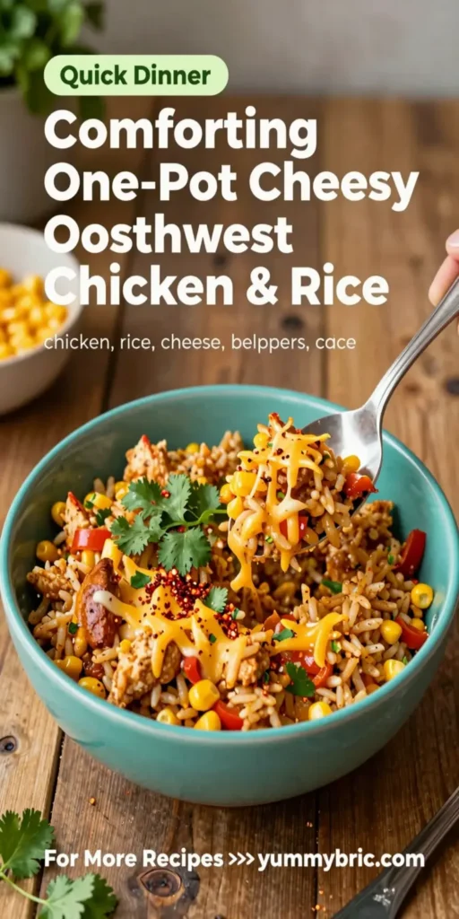 Comforting One-Pot Cheesy Southwest Chicken & Rice